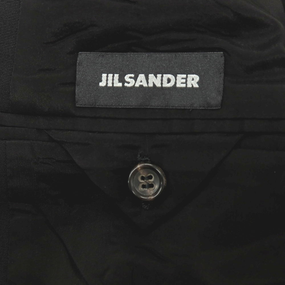 【中古】ジルサンダー JIL SANDER ウール 3つボタンスーツ ブラック【サイズ48】【 状態ランクC 】【 メンズ 】