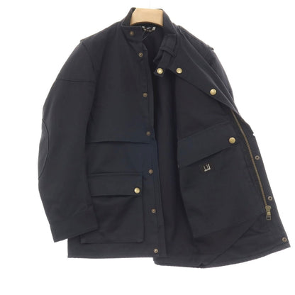 【中古】ダンヒル Dunhill ツイル コットン スタンドカラー ワークジャケット ダークネイビー【サイズM（R fit）】【 状態ランクC 】【 メンズ 】