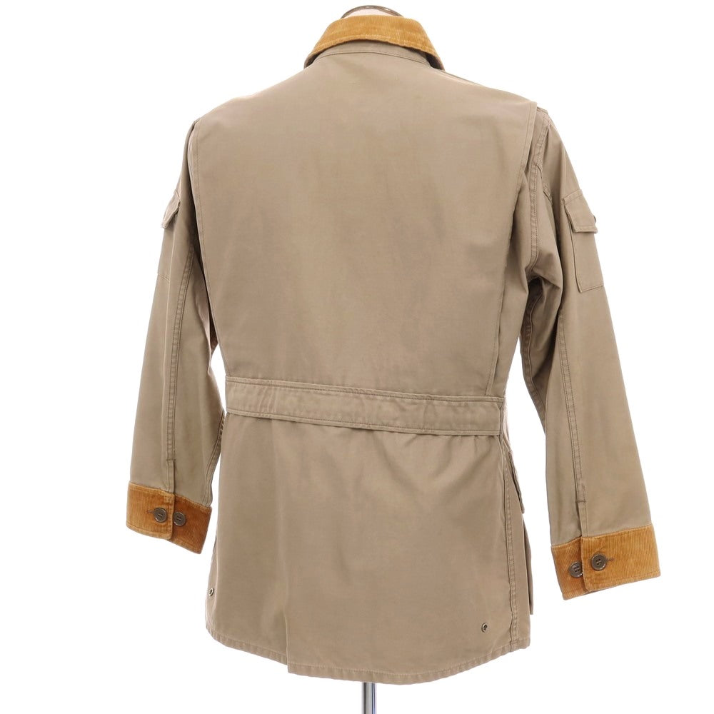 【中古】テンエックス 10-X ヴィンテージ 1950-1960 コットン系 ハンティングジャケット ダークベージュxキャメル【サイズ42】【 状態ランクD 】【 メンズ 】