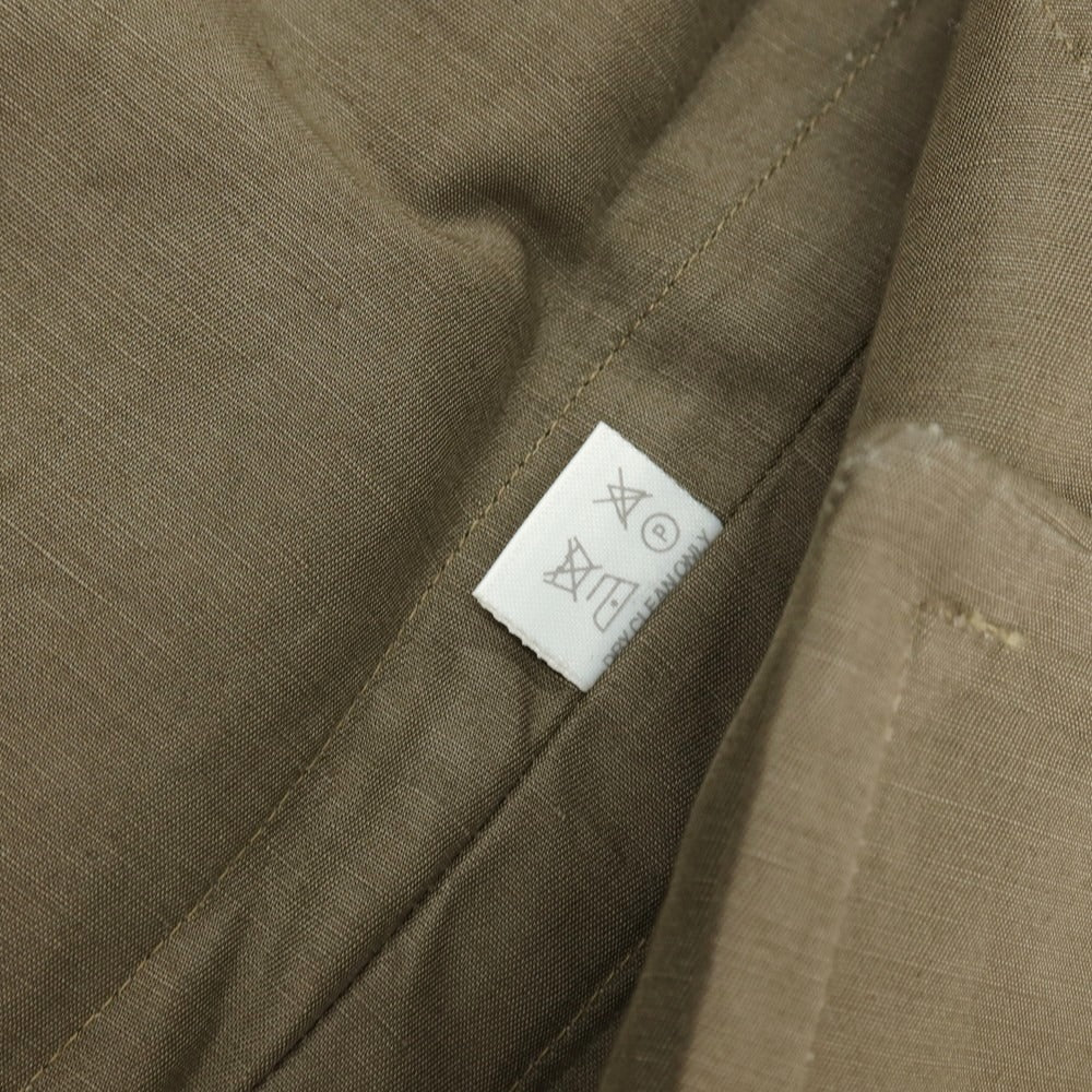 【中古】ラム HLAM コットンリネン ワークジャケット オリーブ【サイズ48】【 状態ランクC 】【 メンズ 】