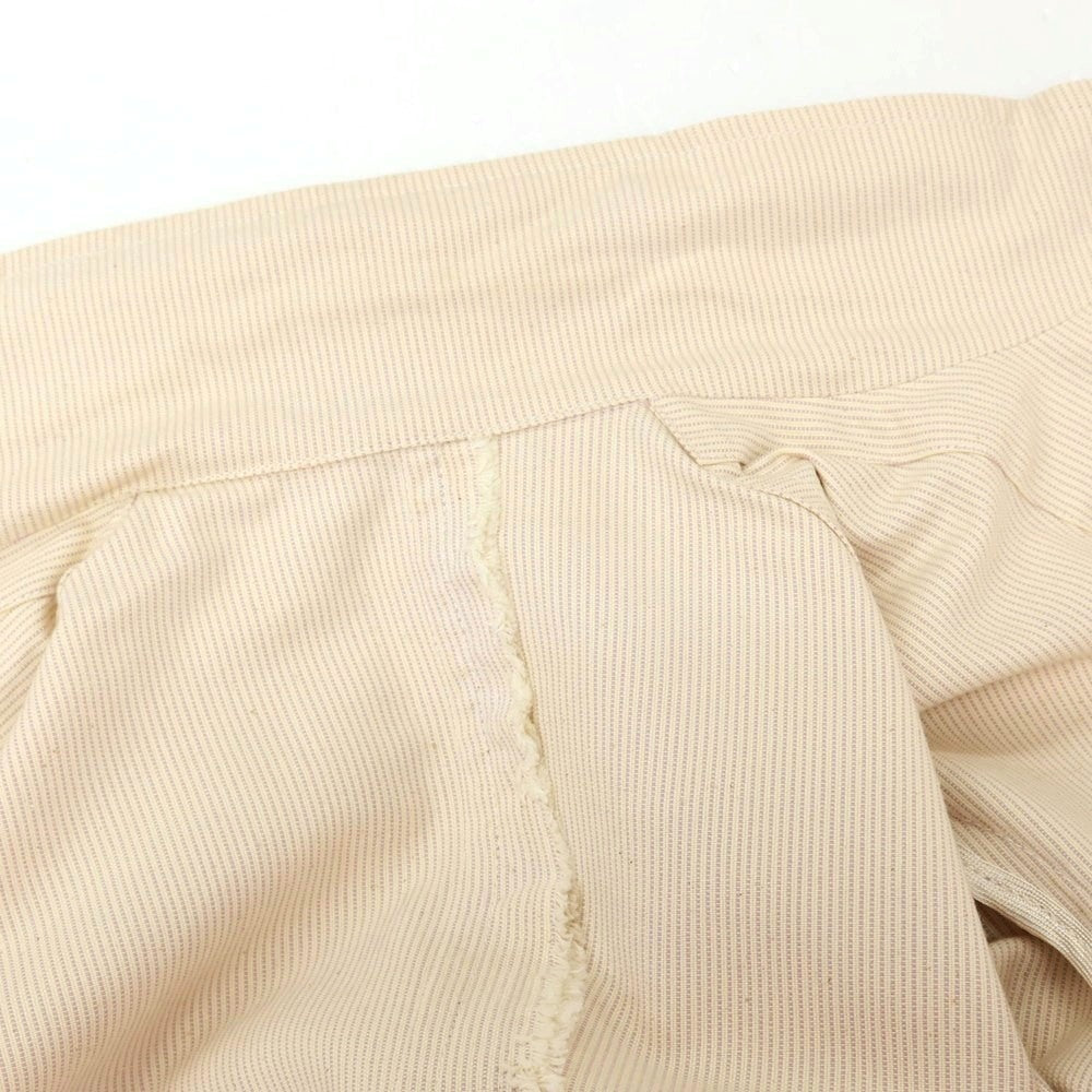 【中古】アナトミカ ANATOMICA コットン ストライプ 3B テーラードジャケット オフホワイト系xラベンダー【サイズ50】【 状態ランクB 】【 メンズ 】