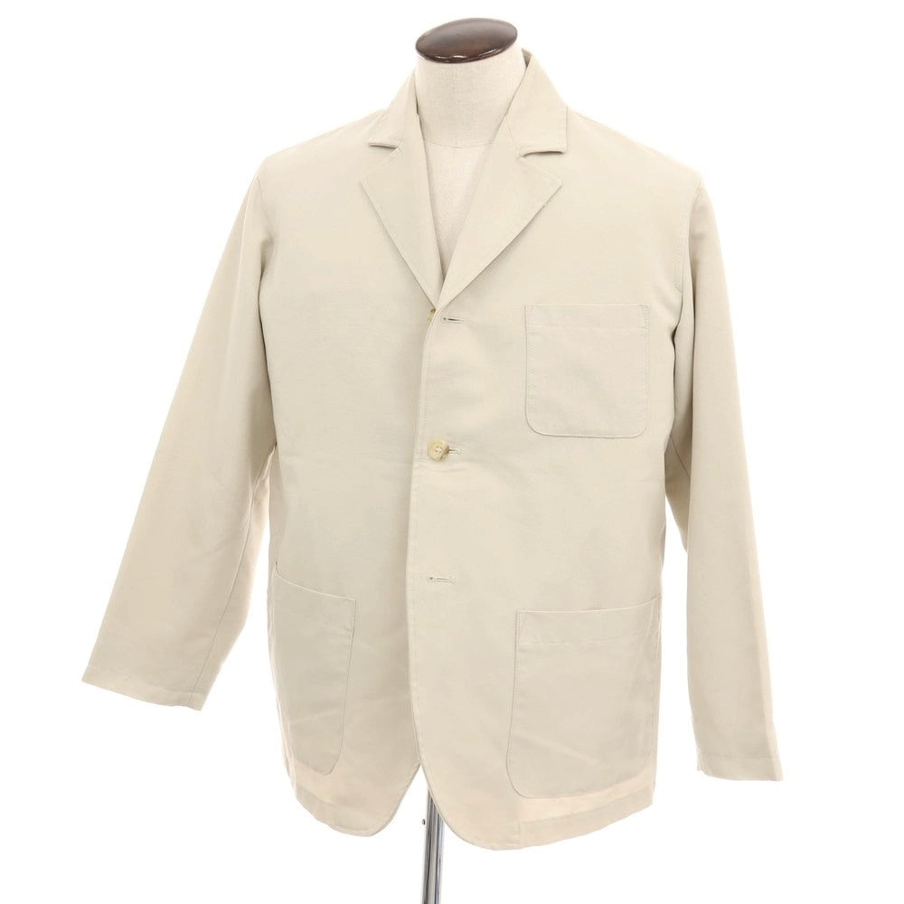 【中古】グレンフェル GRENFELL ポリエステルコットン 3B テーラードジャケット サンドベージュ【サイズ42】【 状態ランクC 】【 メンズ 】