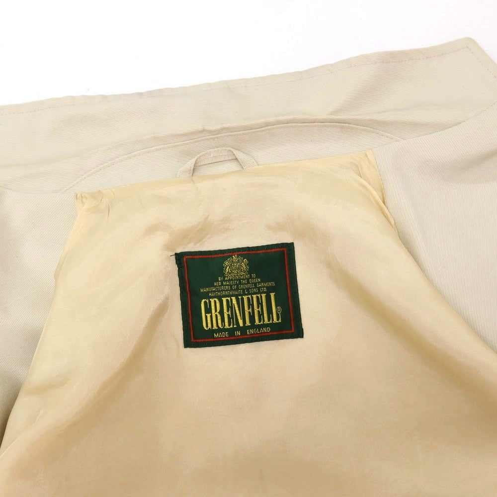 【中古】グレンフェル GRENFELL ポリエステルコットン 3B テーラードジャケット サンドベージュ【サイズ42】【 状態ランクC 】【 メンズ 】