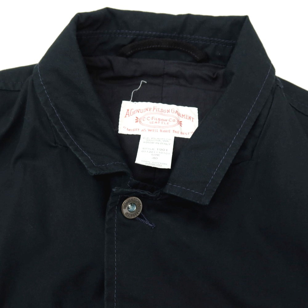 【中古】フィルソン FILSON コットン フィールドジャケット ダークネイビー【サイズ40】【 状態ランクB 】【 メンズ 】
