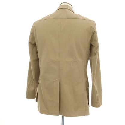 【中古】ベルベスト Belvest コットン サファリジャケット ダークベージュ【サイズ50 7R】【 状態ランクC 】【 メンズ 】