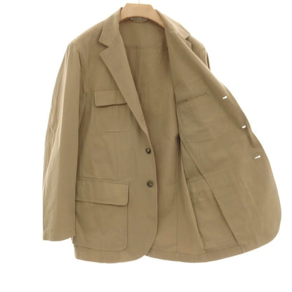 【中古】ベルベスト Belvest コットン サファリジャケット ダークベージュ【サイズ50 7R】【 状態ランクC 】【 メンズ 】
