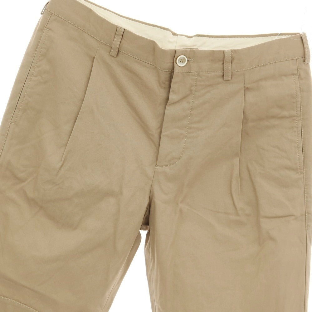 【中古】ブルネロクチネリ Brunello Cucinelli コットン カジュアルスラックスパンツ ベージュ【サイズ50】【 状態ランクB 】【 メンズ 】