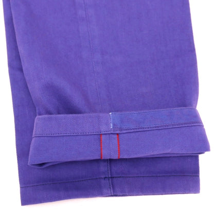 【中古】【未使用】キートン Kiton コットン デニムパンツ パープル【サイズ37】【 状態ランクS 】【 メンズ 】