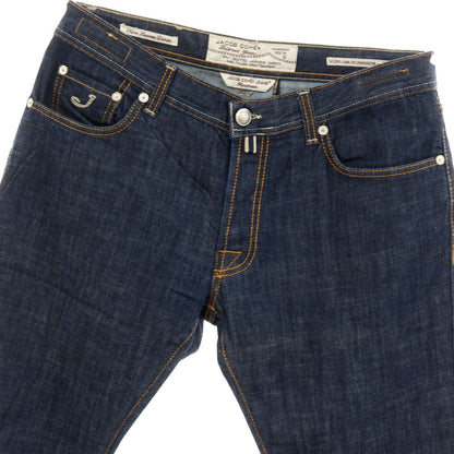 【中古】ヤコブコーエン JACOB COHEN J622 コットン デニムパンツ ジーンズ ネイビー【サイズ36】【 状態ランクB 】【 メンズ 】
