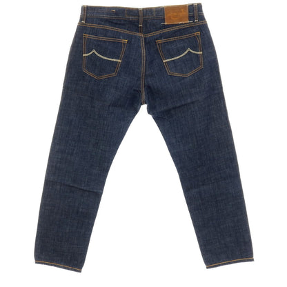 【中古】ヤコブコーエン JACOB COHEN J622 コットン デニムパンツ ジーンズ ネイビー【サイズ36】【 状態ランクB 】【 メンズ 】