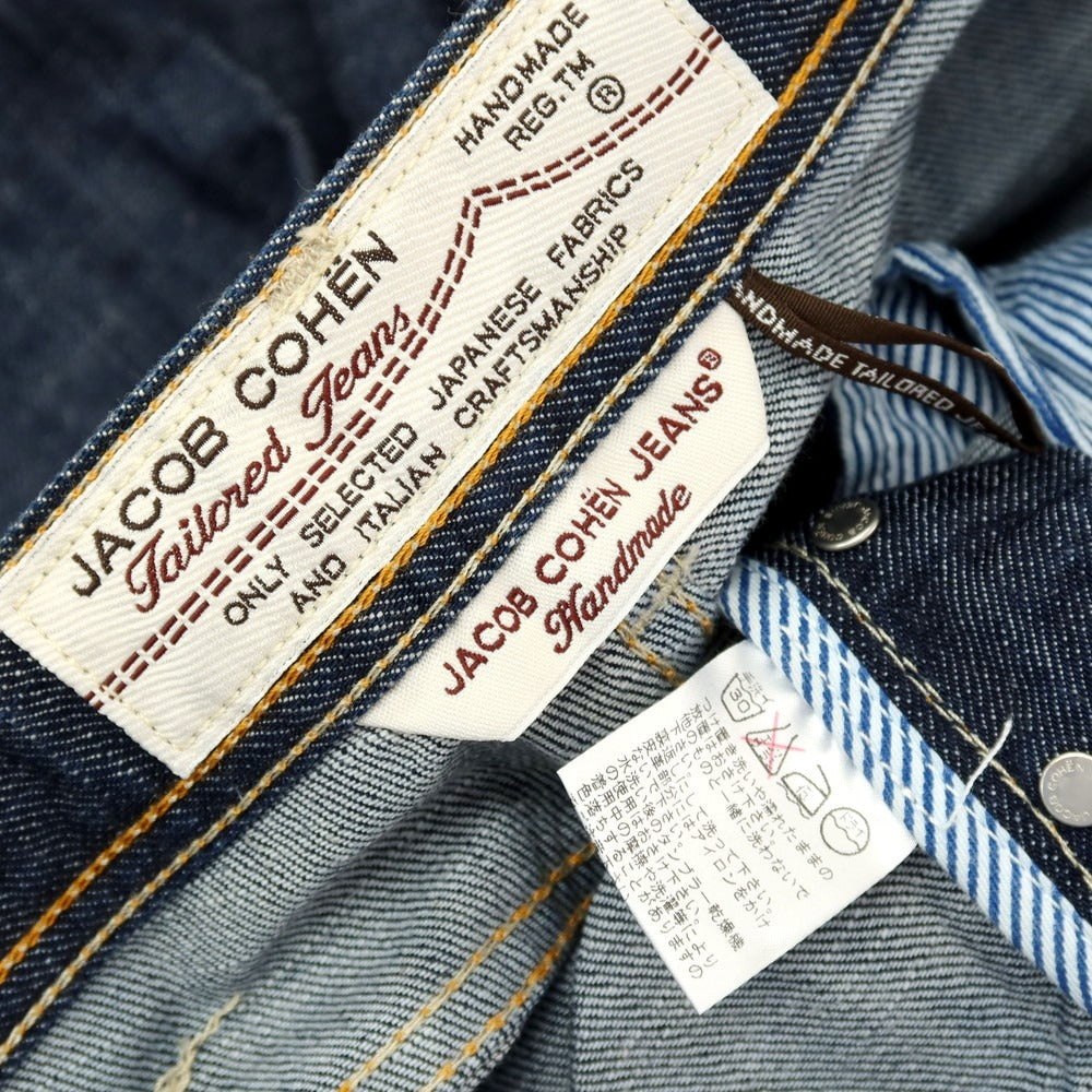 【中古】ヤコブコーエン JACOB COHEN J622 コットン デニムパンツ ジーンズ ネイビー【サイズ36】【 状態ランクB 】【 メンズ 】