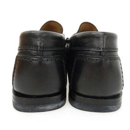 【中古】【未使用】サントーニ Santoni デニム系 ローファー ブラック【サイズ7 F】【 状態ランクS 】【 メンズ 】