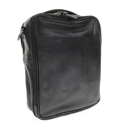 【中古】トゥミ TUMI 92106D4 レザー ショルダーバッグ ブラック【 状態ランクB 】【 メンズ 】