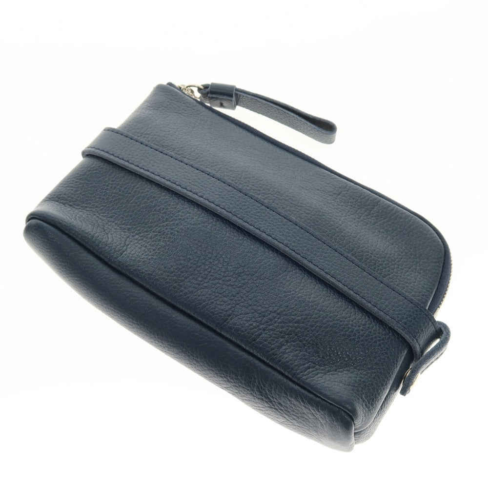 【中古】カルティベイト CULTIVATE CV20sssp010 レザー クラッチバッグ ライトネイビー【 状態ランクA 】【 メンズ 】
