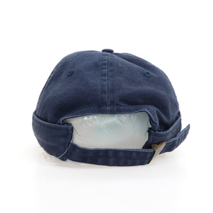 【中古】モンクレール MONCLER 2WAY ツイルコットン キャップ 帽子 ネイビー【サイズONE SIZE】【 状態ランクC 】【 メンズ 】