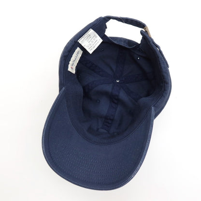 【中古】モンクレール MONCLER 2WAY ツイルコットン キャップ 帽子 ネイビー【サイズONE SIZE】【 状態ランクC 】【 メンズ 】