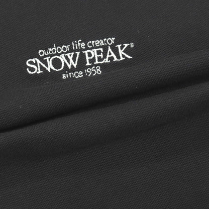 【中古】スノーピーク snowpeak 65th Anniversary Limited コットンポリウレタン 半袖ポロシャツ ブラック【サイズS】【 状態ランクC 】【 メンズ 】