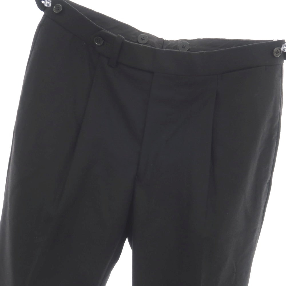 【中古】ユナイテッドアローズ UNITED ARROWS ウール カジュアルスラックスパンツ ブラック【サイズ46】【 状態ランクB 】【 メンズ 】