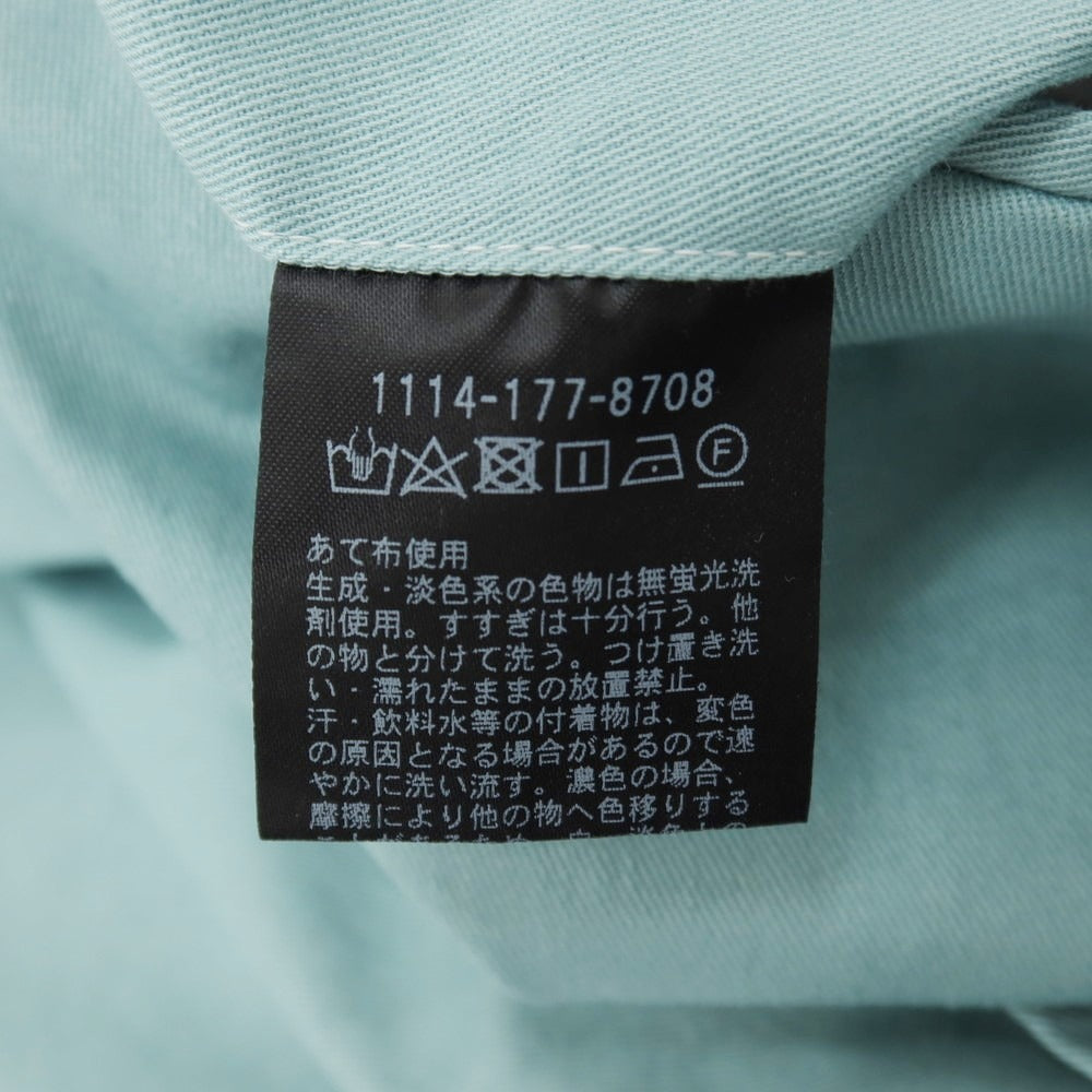 【中古】ユナイテッドアローズ UNITED ARROWS ストレッチ コットンリネン カジュアルスラックスパンツ ターコイズ系【サイズ46】【 状態ランクC 】【 メンズ 】