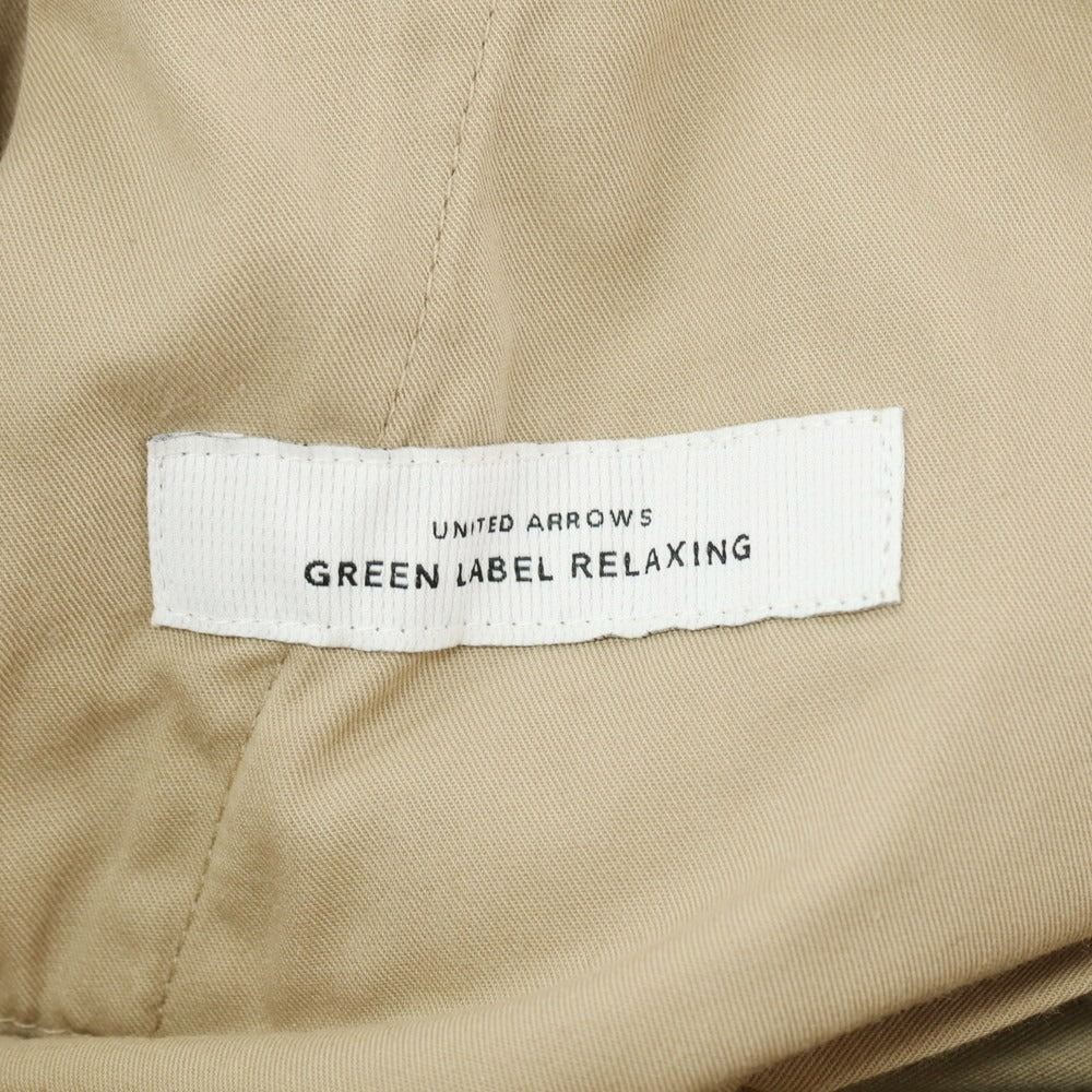 【中古】グリーンレーベルリラクシング green label relaxing コットンポリウレタン カジュアルスラックスパンツ ベージュ【サイズS】【 状態ランクC 】【 メンズ 】
