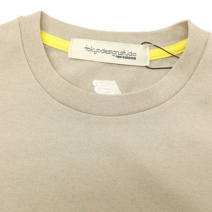 【中古】【未使用】ニューバランス NEW BALANCE tokyodesignstudio ポリエステルコットン クルーネック 長袖Ｔシャツ ベージュ【サイズ1】【 状態ランクS 】【 ユニセックス 】