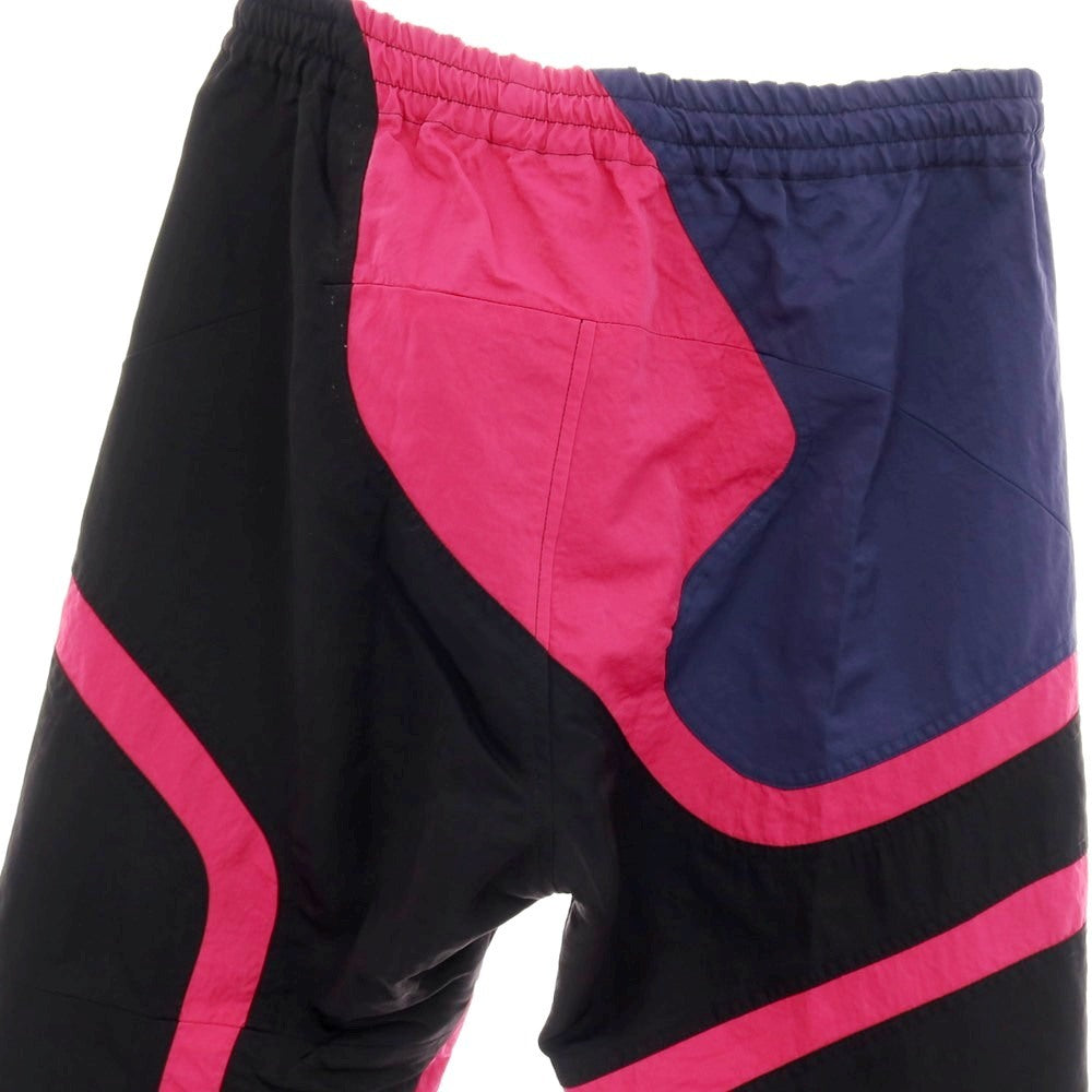 【中古】シデン SHIDEN ナイロン イージーパンツ ブラックxピンク【サイズS】【 状態ランクB 】【 メンズ 】