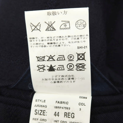 【中古】ラルディーニ LARDINI ウール チェック 3B テーラードジャケット ネイビー【サイズ44】【 状態ランクB 】【 メンズ 】