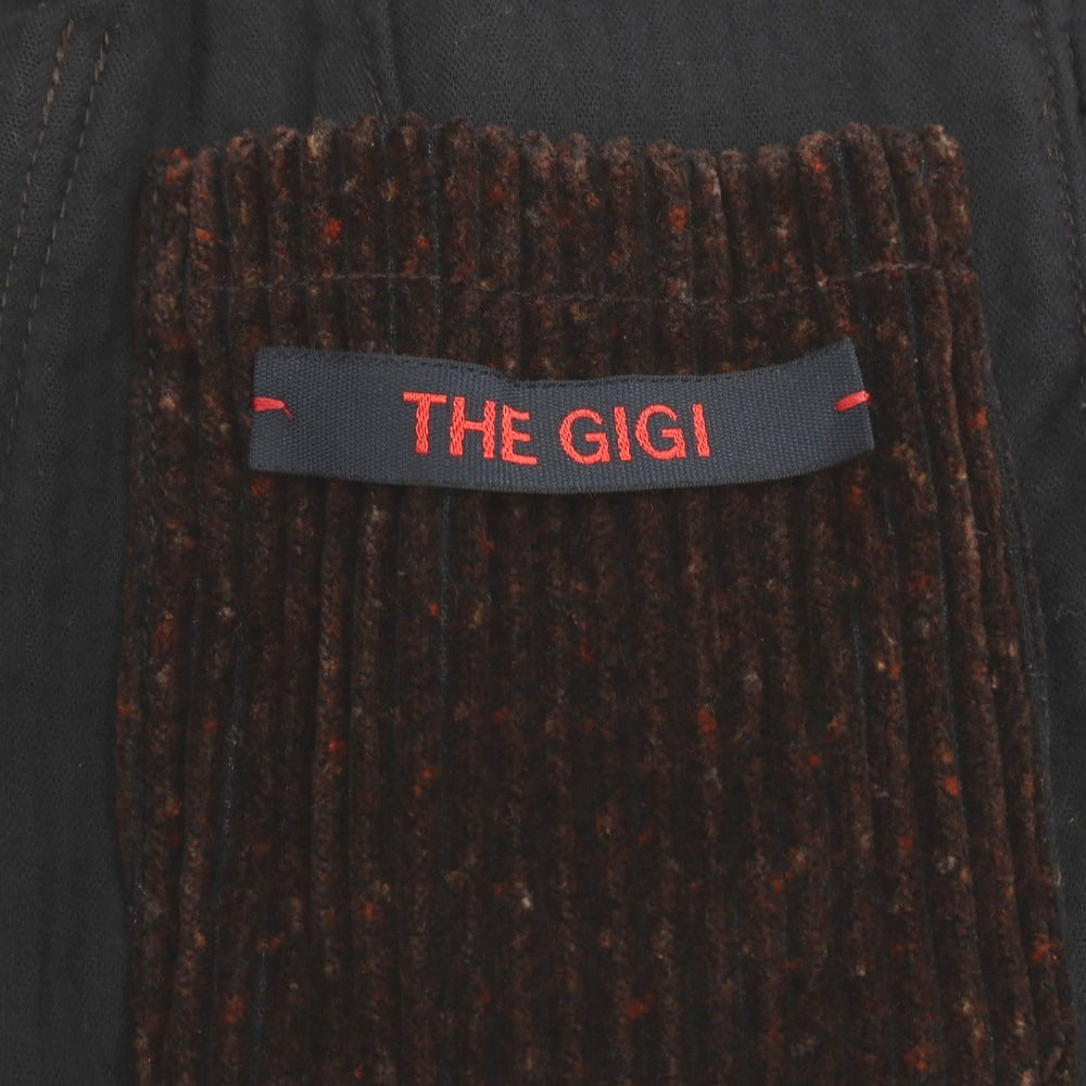 【中古】ザ ジジ THE GIGI コットン 太畝コーデュロイ ダブル8B カジュアルジャケット ブラウン【サイズ44】【 状態ランクB 】【 メンズ 】