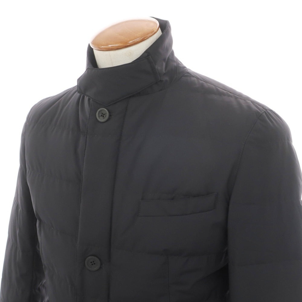 【中古】ヘルノ Herno Laminar GORE-TEX INFINIUM WINDSTOPPER テーラード ダウンジャケット ブラック【サイズ46】【 状態ランクB 】【 メンズ 】