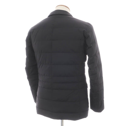 【中古】ヘルノ Herno Laminar GORE-TEX INFINIUM WINDSTOPPER テーラード ダウンジャケット ブラック【サイズ46】【 状態ランクB 】【 メンズ 】