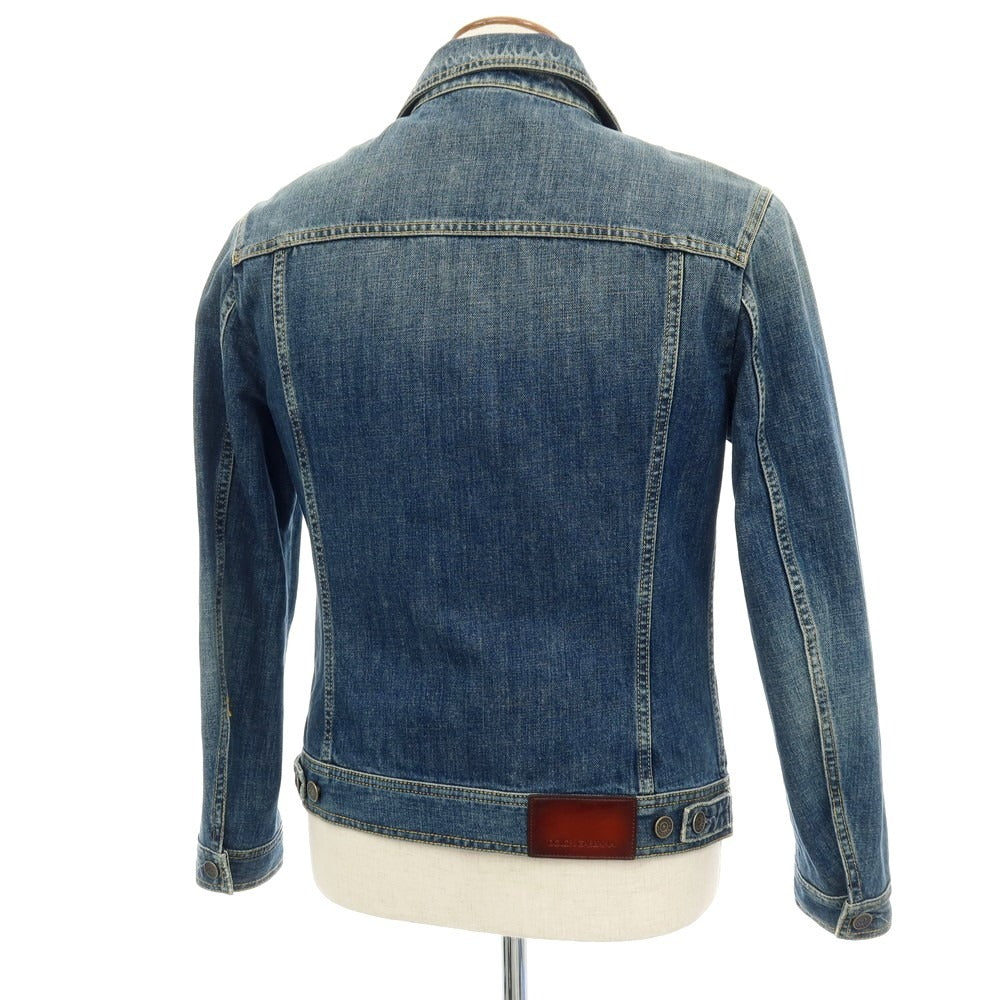 【中古】ドルチェアンドガッバーナ DOLCE&amp;GABBANA コットン デニムジャケット ブルー【サイズ48】【 状態ランクB 】【 メンズ 】