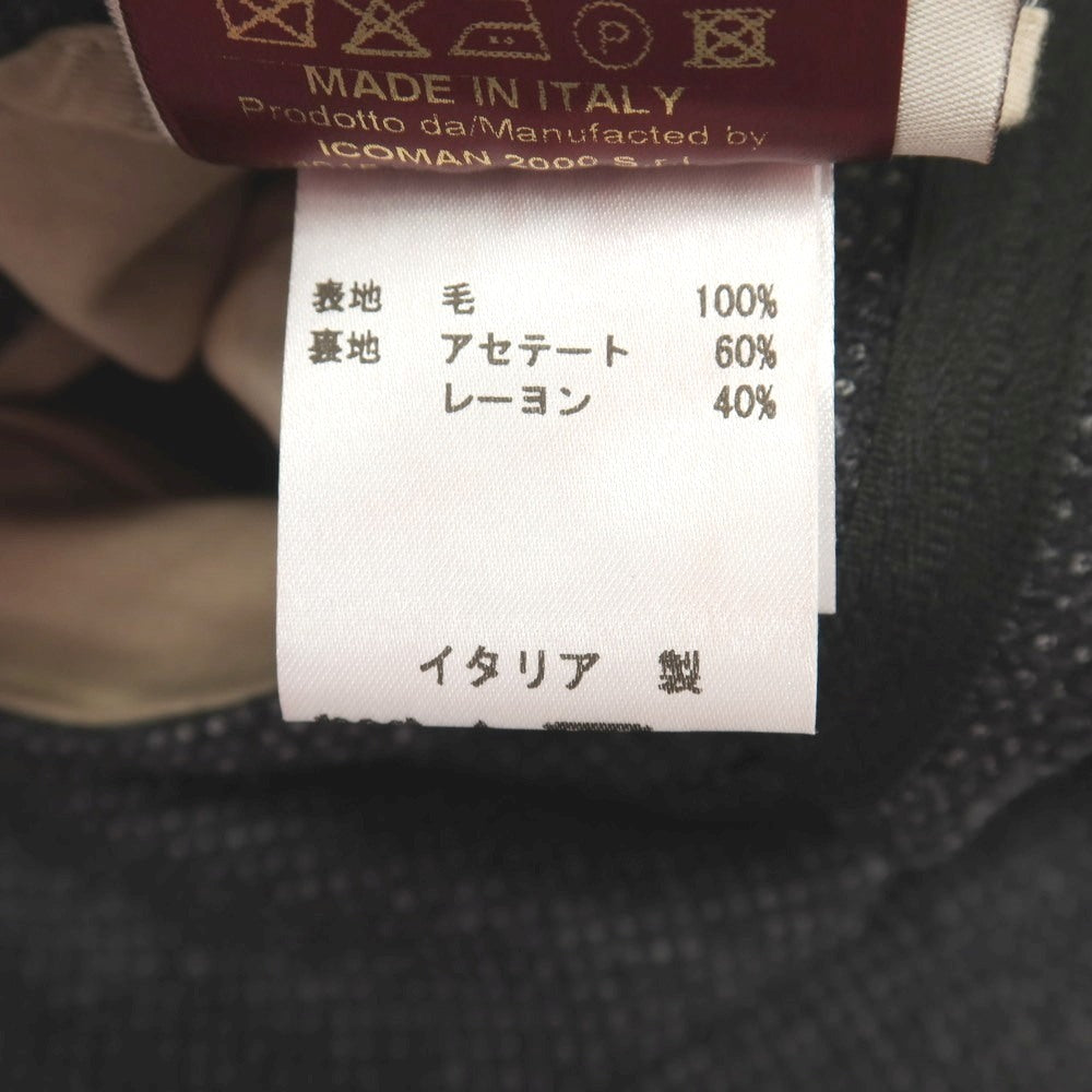 【中古】ベルウィッチ BERWICH ウール カジュアルスラックスパンツ ダークグレー【サイズ44】【 状態ランクB 】【 メンズ 】