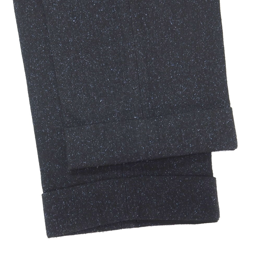 【中古】ベルウィッチ BERWICH ストレッチ ウールポリエステルシルク カジュアルスラックスパンツ ダークネイビーxブルー【サイズ30】【 状態ランクB 】【 メンズ 】