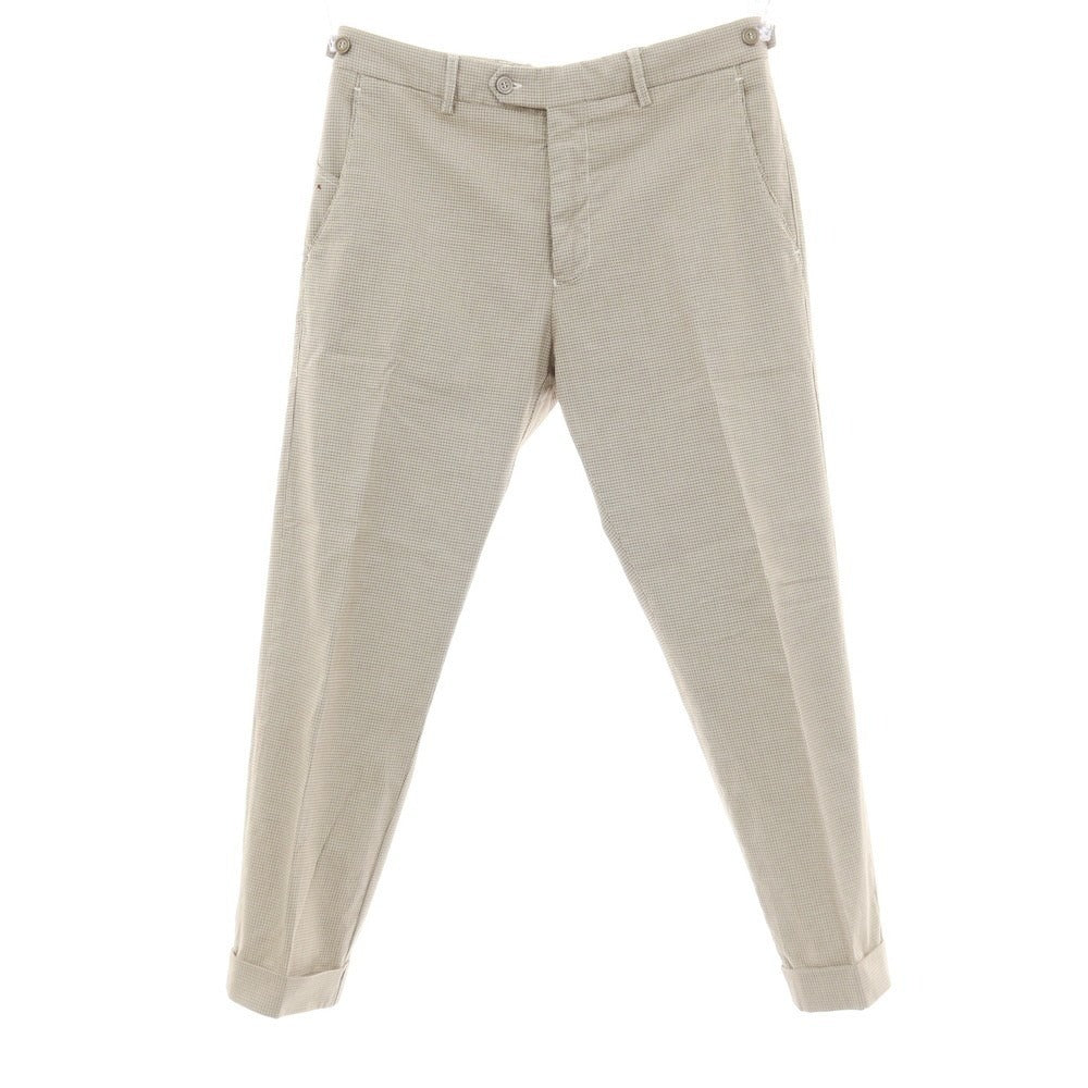 【中古】ベルウィッチ BERWICH clochard ストレッチ コットン カジュアルスラックスパンツ ベージュ【サイズ46】【 状態ランクB 】【 メンズ 】