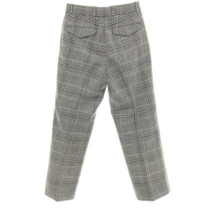 【中古】ユナイテッドアローズ UNITED ARROWS ウール グレンチェック カジュアルスラックスパンツ ブラックxホワイト【サイズS】【 状態ランクB 】【 メンズ 】