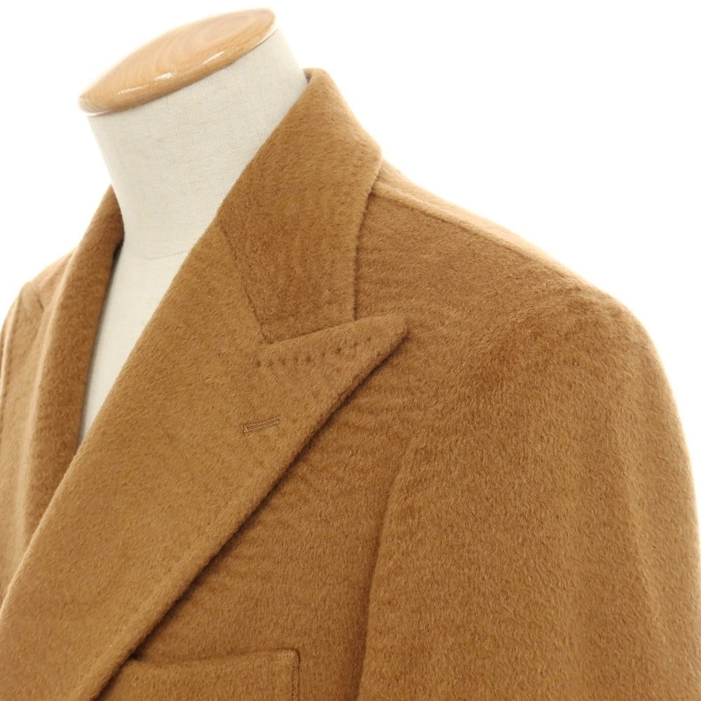 【中古】タリアトーレ TAGLIATORE キャメル ダブルブレストコート ライトブラウン【サイズ44】【 状態ランクB 】【 メンズ 】