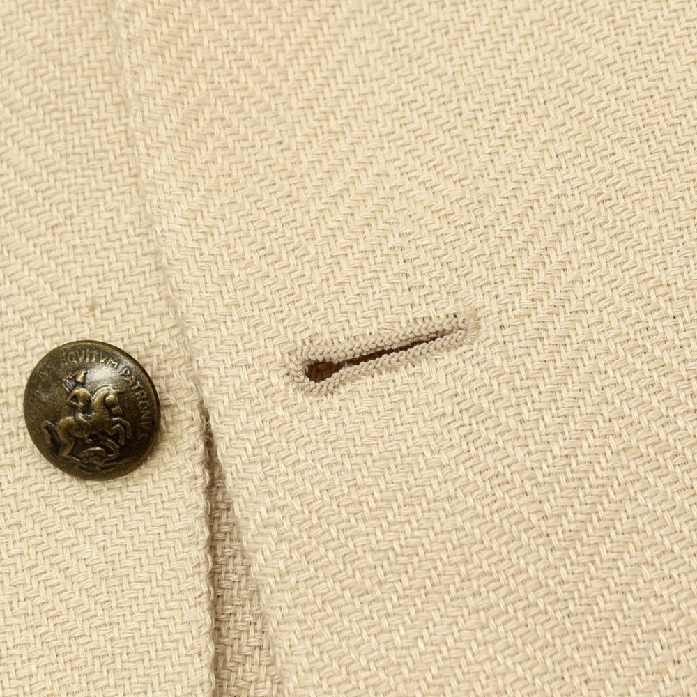 中古】エルネスト ernesto GFB リネンコットン ヘリンボーン 2B
