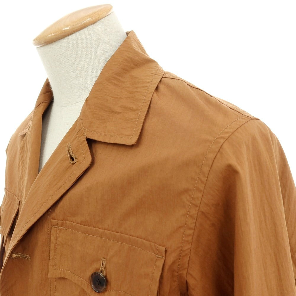 【中古】カモシタ camoshita コットンナイロン サファリジャケット ブラウン系【サイズ44】【 状態ランクC 】【 メンズ 】