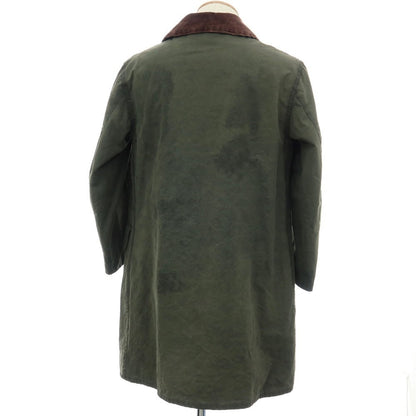 【中古】バブアー Barbour ワックスコットン HAYDON JACKET ヘイドンジャケット ダブルブレストコート オリーブグリーン【サイズ34】【 状態ランクD 】【 メンズ 】