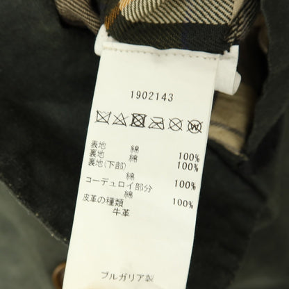 【中古】バブアー Barbour ワックスコットン HAYDON JACKET ヘイドンジャケット ダブルブレストコート オリーブグリーン【サイズ34】【 状態ランクD 】【 メンズ 】