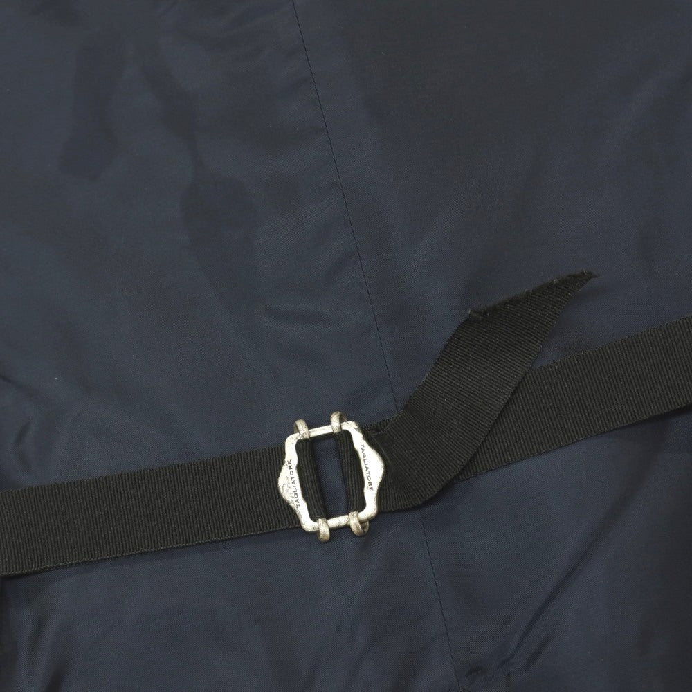 【中古】タリアトーレ TAGLIATORE Brilla per il gusto別注 ウールナイロンシルクリネン ドレス系ジレ ベスト ネイビーxブラウン【サイズ46/R】【 状態ランクB 】【 メンズ 】