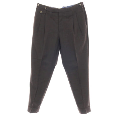 【SALE30%OFF/返品不可】【中古】ピーティーゼロウーノ PT01 SUPER100’S ウール ドレススラックスパンツ ダークブラウン【 サイズ50 】【 状態ランクC 】【 メンズ 】