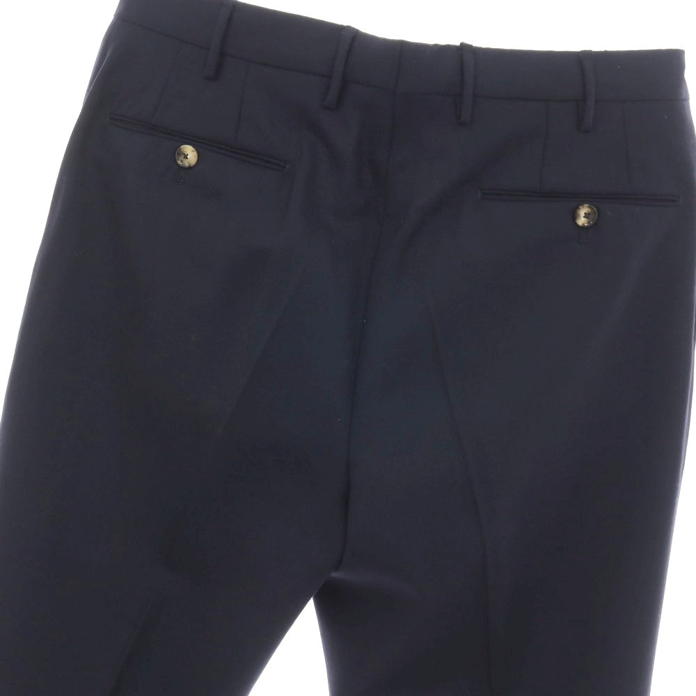 【SALE30%OFF/返品不可】【中古】ピーティーゼロウーノ PT01 the DRAPER ウール ドレススラックスパンツ ダークネイビー【 サイズ50 】【 状態ランクC 】【 メンズ 】