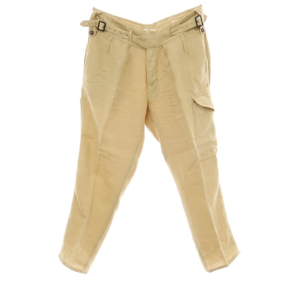 【中古】ジーティーアー G.T.A GHURKA CARGO リネン グルカカーゴパンツ ベージュ【サイズ48】【 状態ランクC 】【 メンズ 】