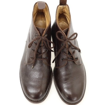 【中古】ジョルジオアルマーニ GIORGIO ARMANI レザー ブーツ ダークブラウン【サイズ7 1/2】【 状態ランクC 】【 メンズ 】