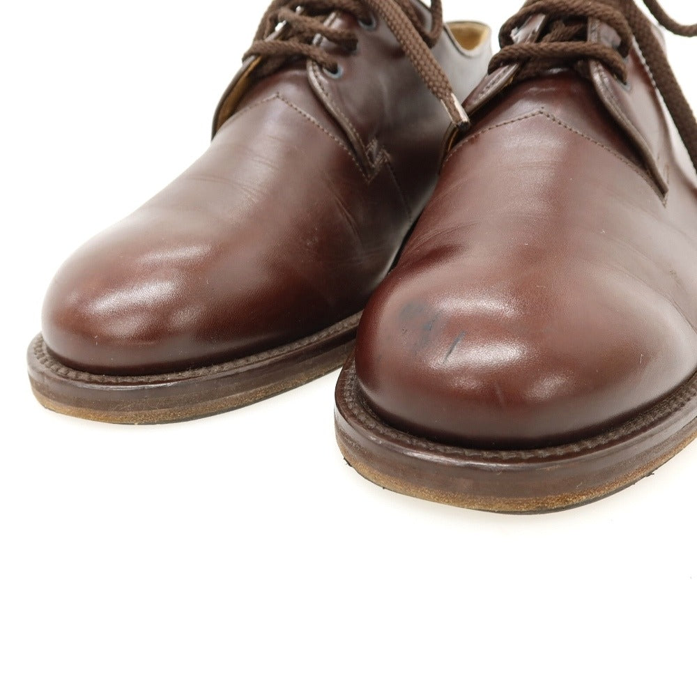【中古】ジョルジオアルマーニ GIORGIO ARMANI レザー ドレスシューズ ブラウン【サイズ8】【 状態ランクC 】【 メンズ 】