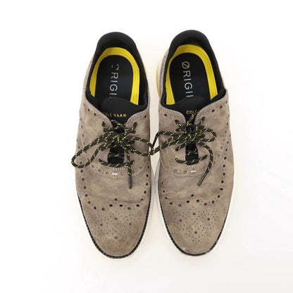 【中古】コールハーン COLE HAAN スエード スニーカー ダークベージュ【サイズ10】【 状態ランクB 】【 メンズ 】