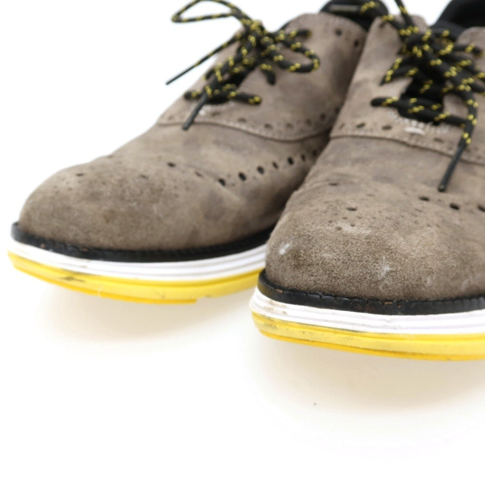 【中古】コールハーン COLE HAAN スエード スニーカー ダークベージュ【サイズ10】【 状態ランクB 】【 メンズ 】