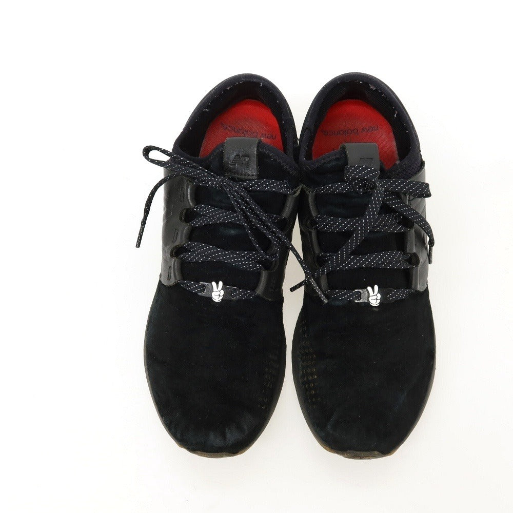【中古】ニューバランス NEW BALANCE スエード スニーカー ブラック【サイズ29】【 状態ランクC 】【 メンズ 】