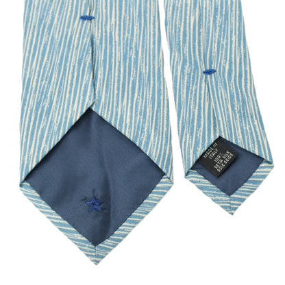 【SALE30%OFF/返品不可】【中古】ブルーステラ Blu Stella シルク プリント ネクタイ ブルー【 状態ランクB 】【 メンズ 】